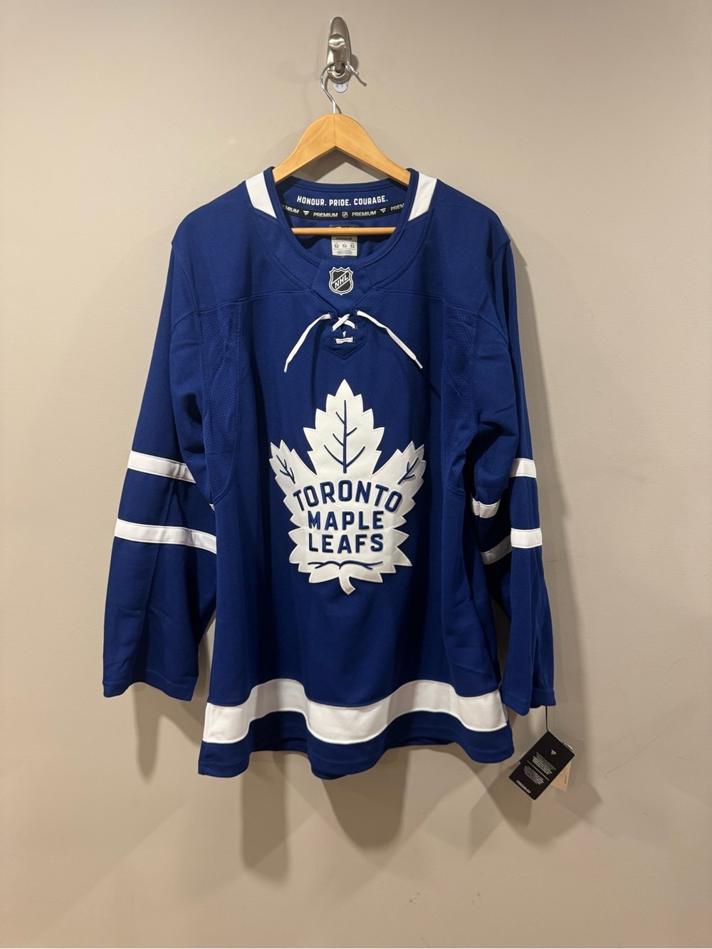 Toronto Maple Leafs Fanatics Premium NHL Home Jersey - New With Tags - Size 52